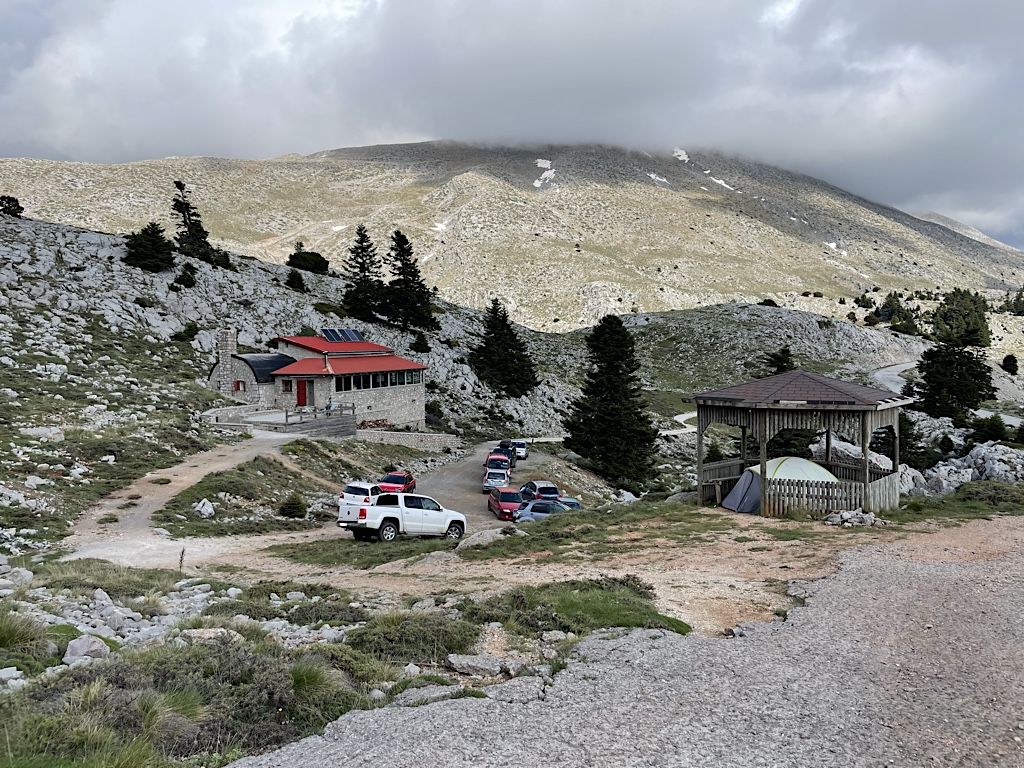We were pretty tired by the time we arrived at Defner Mountain Hut.