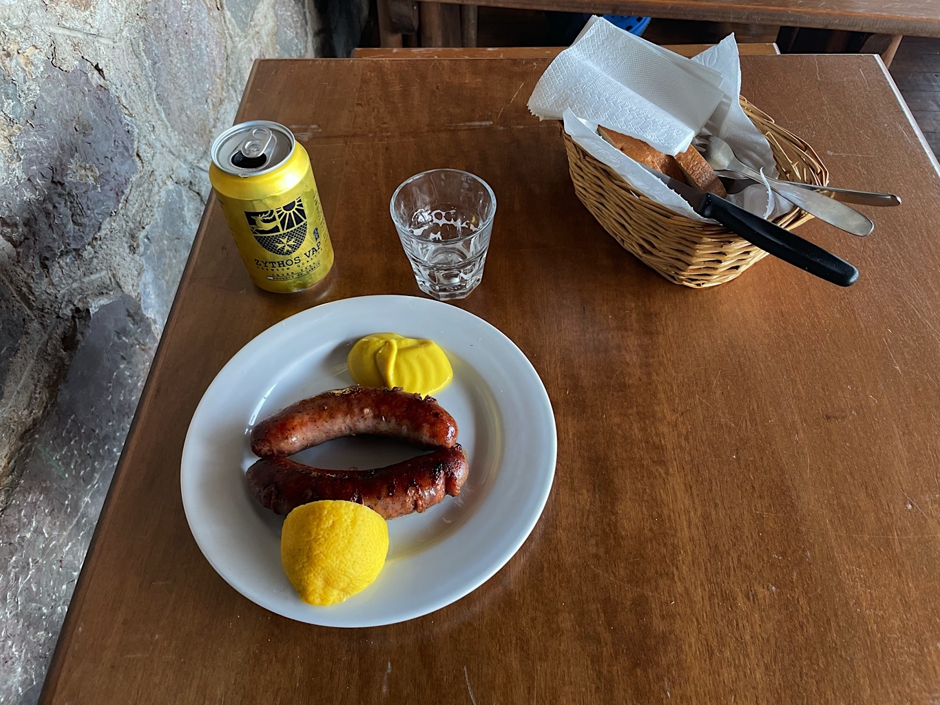 The most delicious snack ever, including the beer, which I almost never drink!