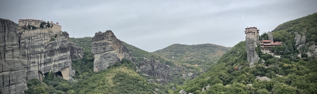 How did they get those monasteries up there?