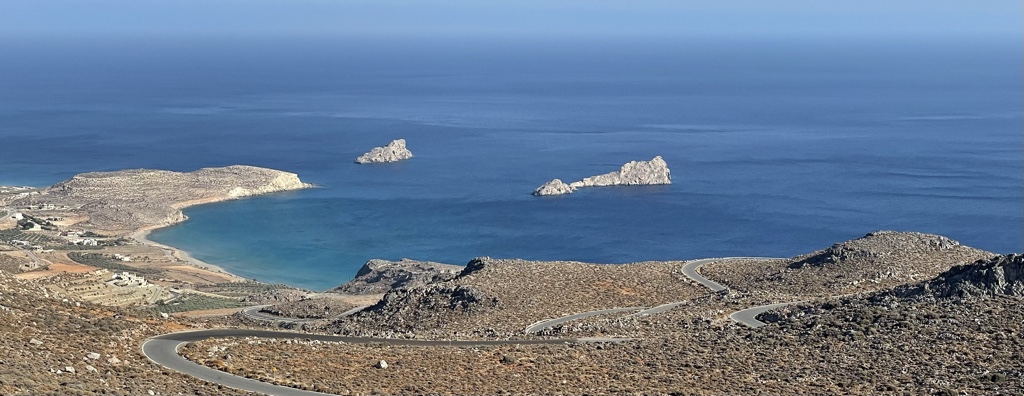 A last look at the south coast of Crete.