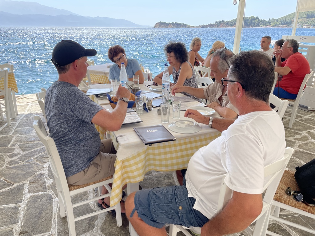 Then we had a lovely seafood lunch.