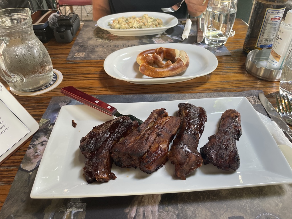 My ribs were surprisingly succulent, though they could’ve used more sauce.