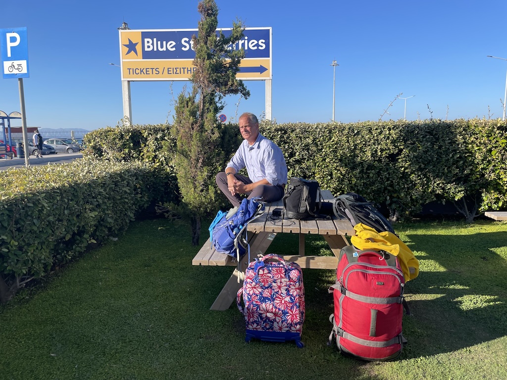 Waiting for the ferry.