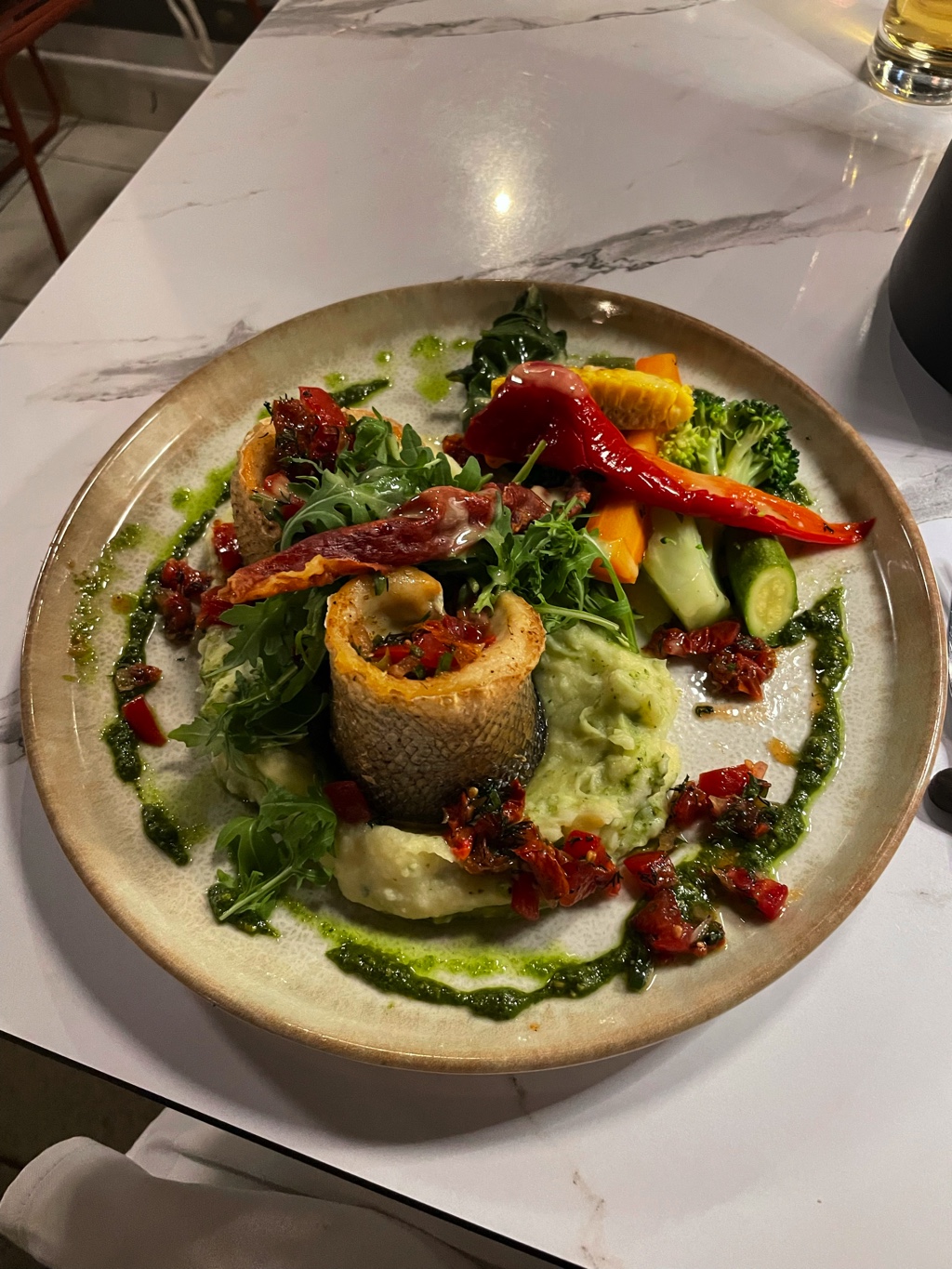 Fancy food at Dionysos.