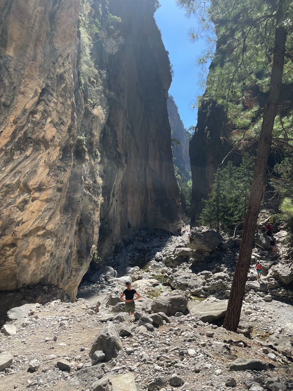 Approaching the Gates from the north.