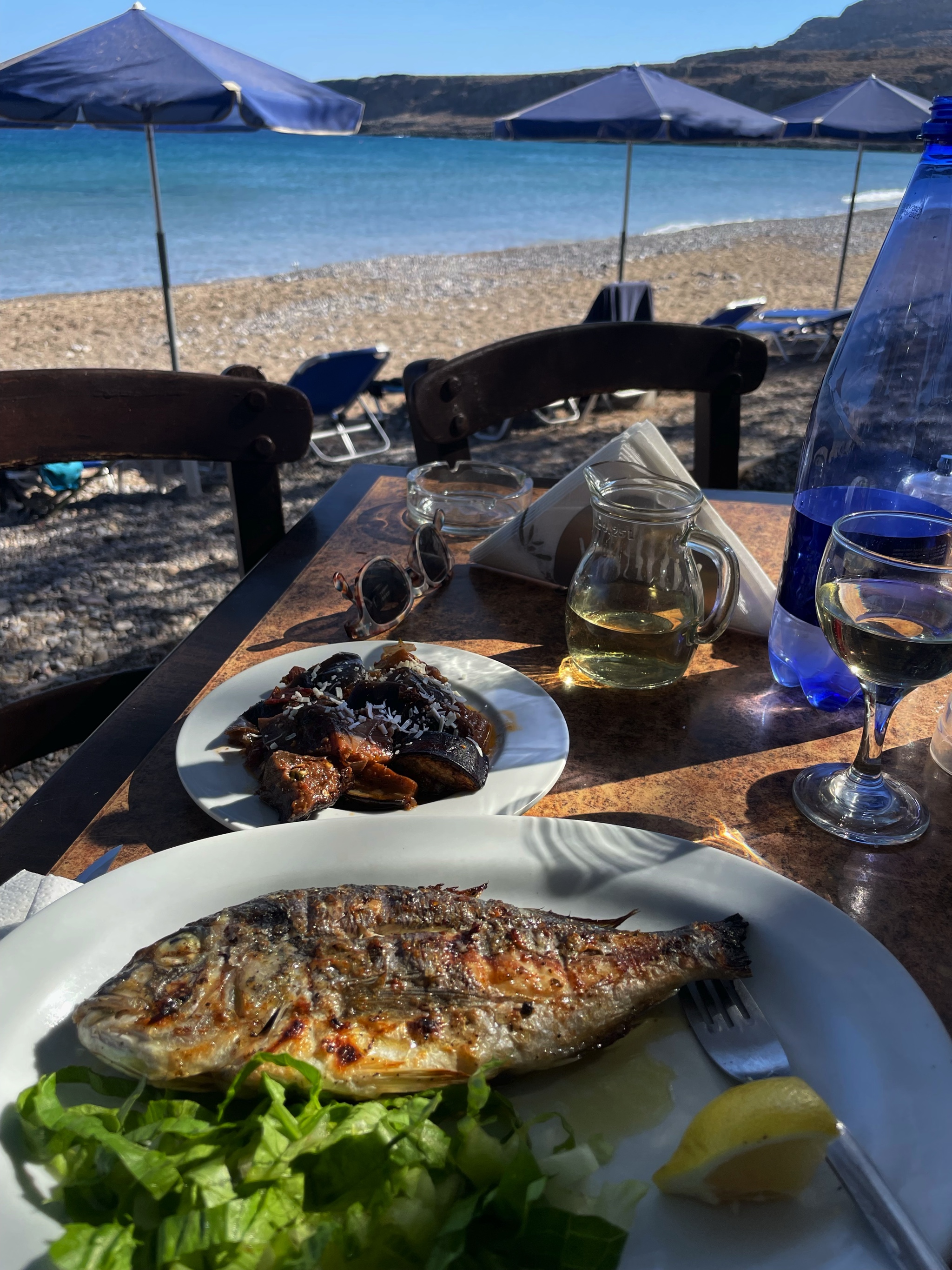 Kato Zakros is on the far eastern coast, looking out toward Cyprus.