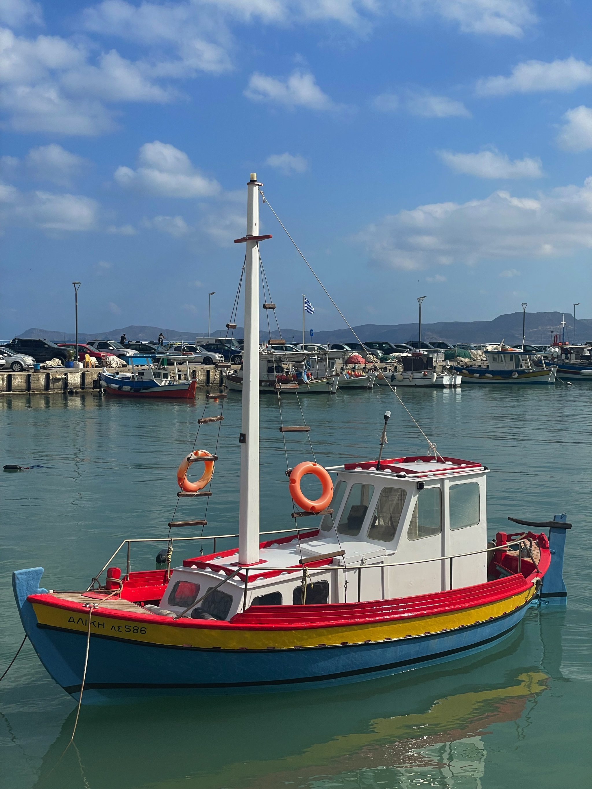 One of many sailboats in Sitia.