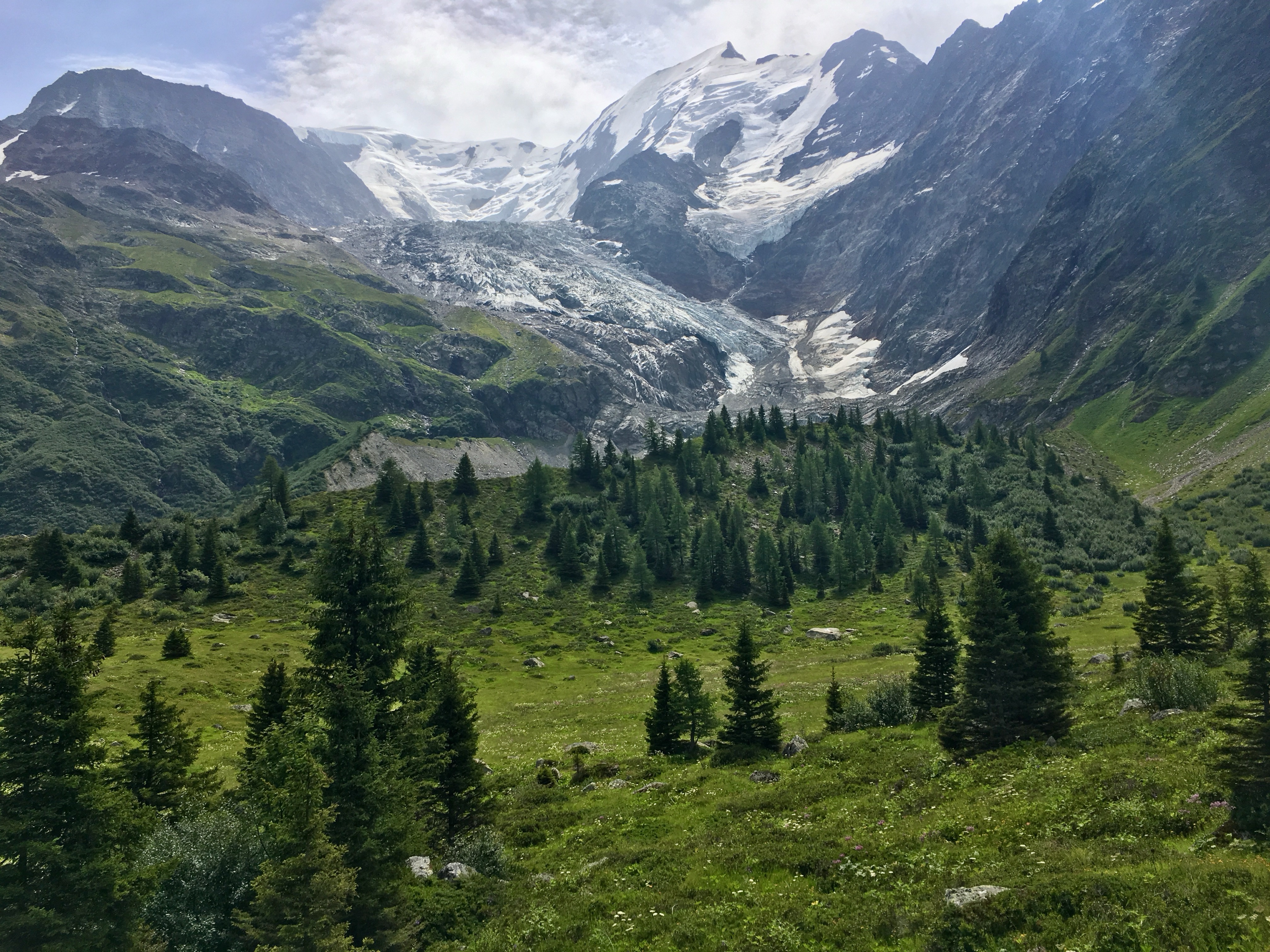 We passed the Bionassay glacier.