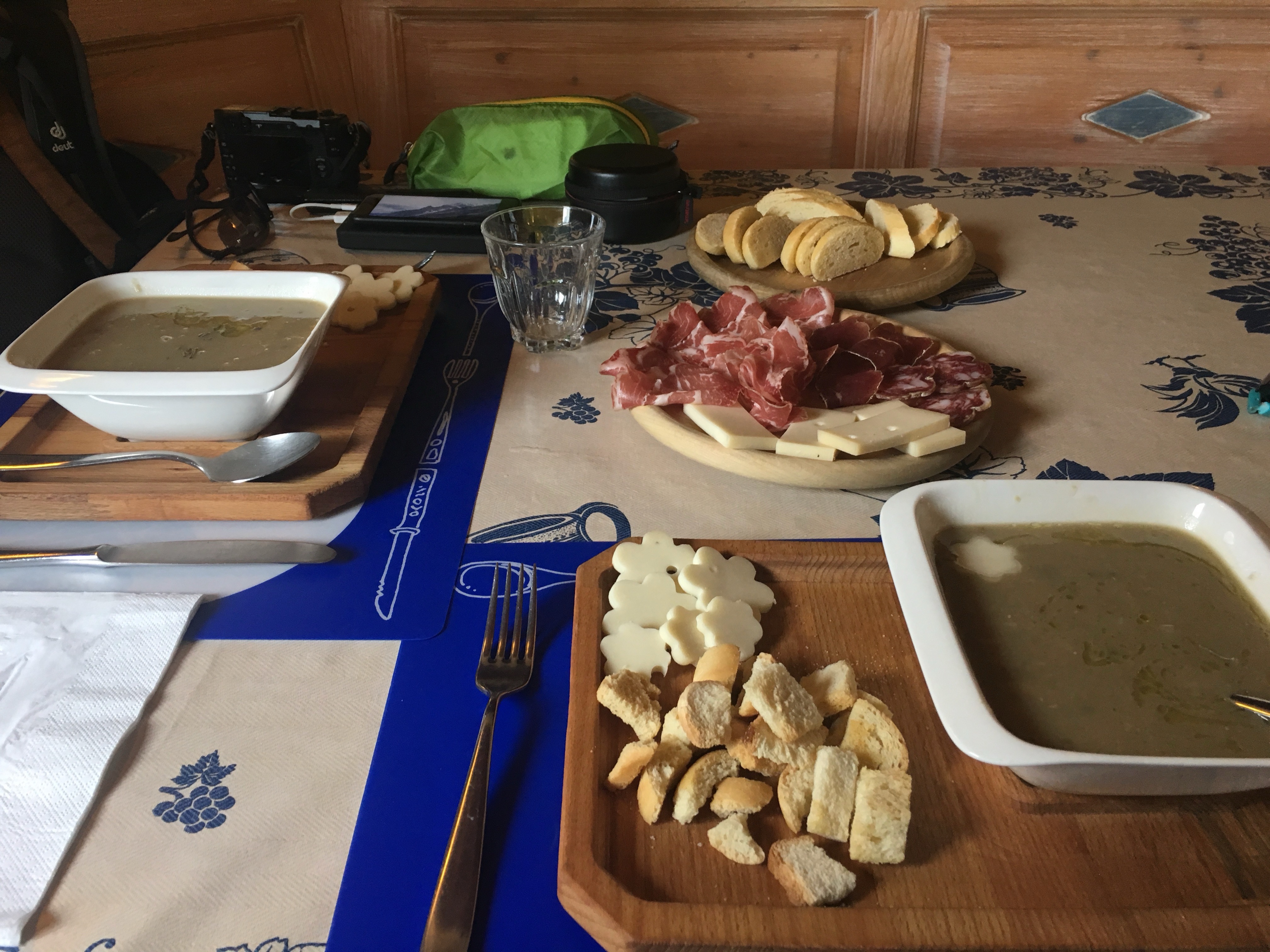 We had a nice lunch, though. It was nice to be in a familiar place.