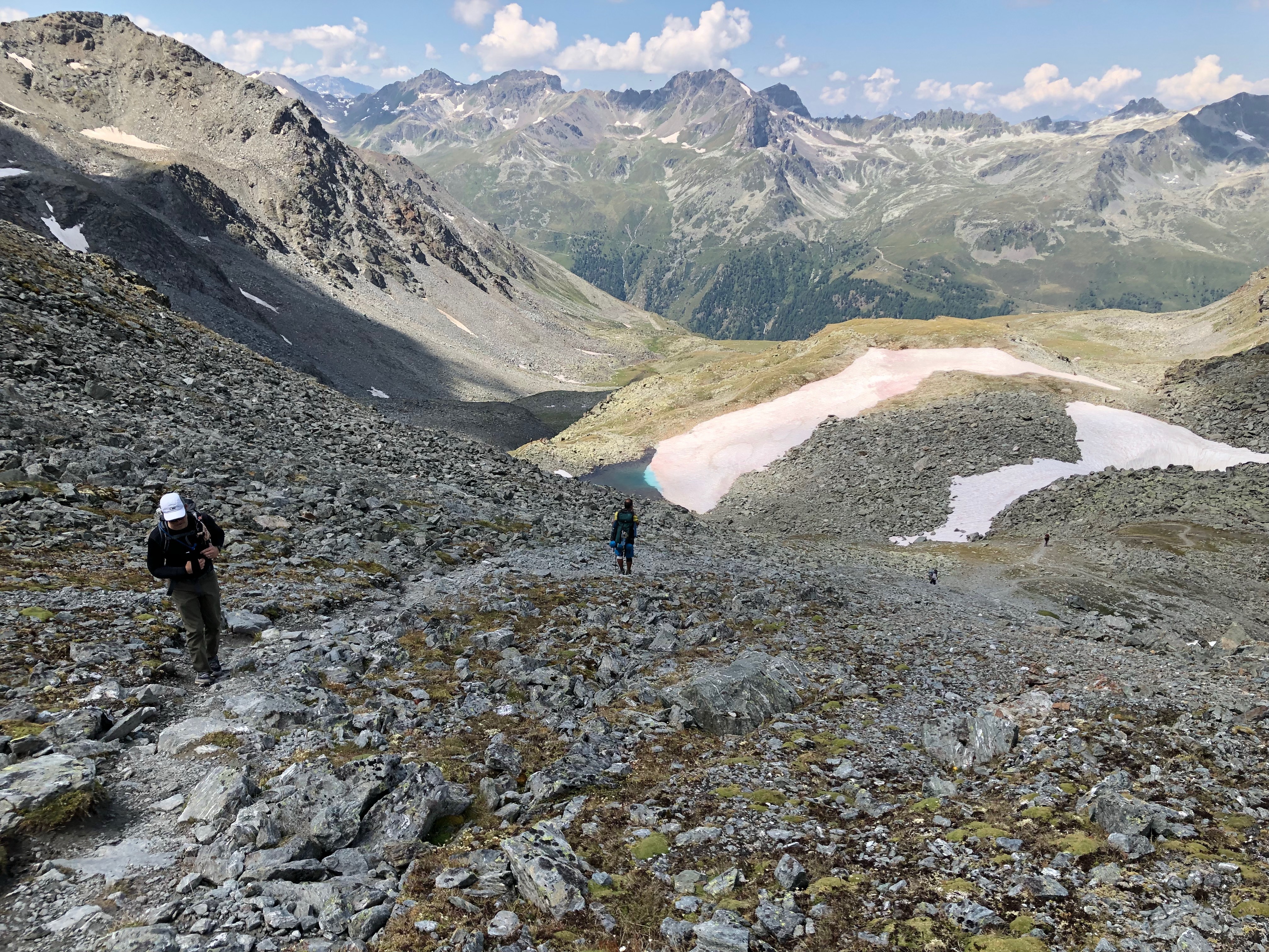 Almost to the Augstbordspass.