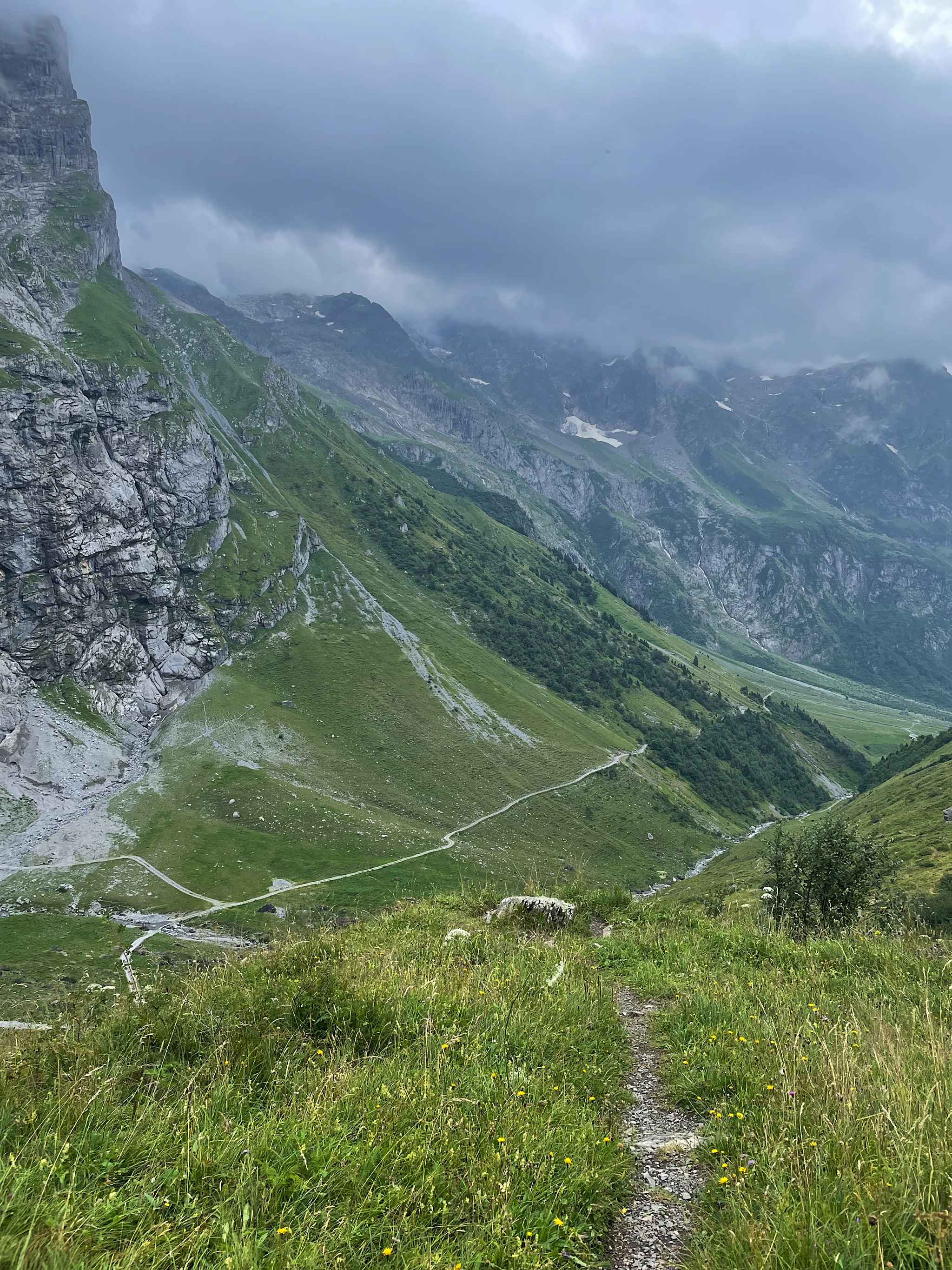 It’s raining and town is still nowhere in sight!