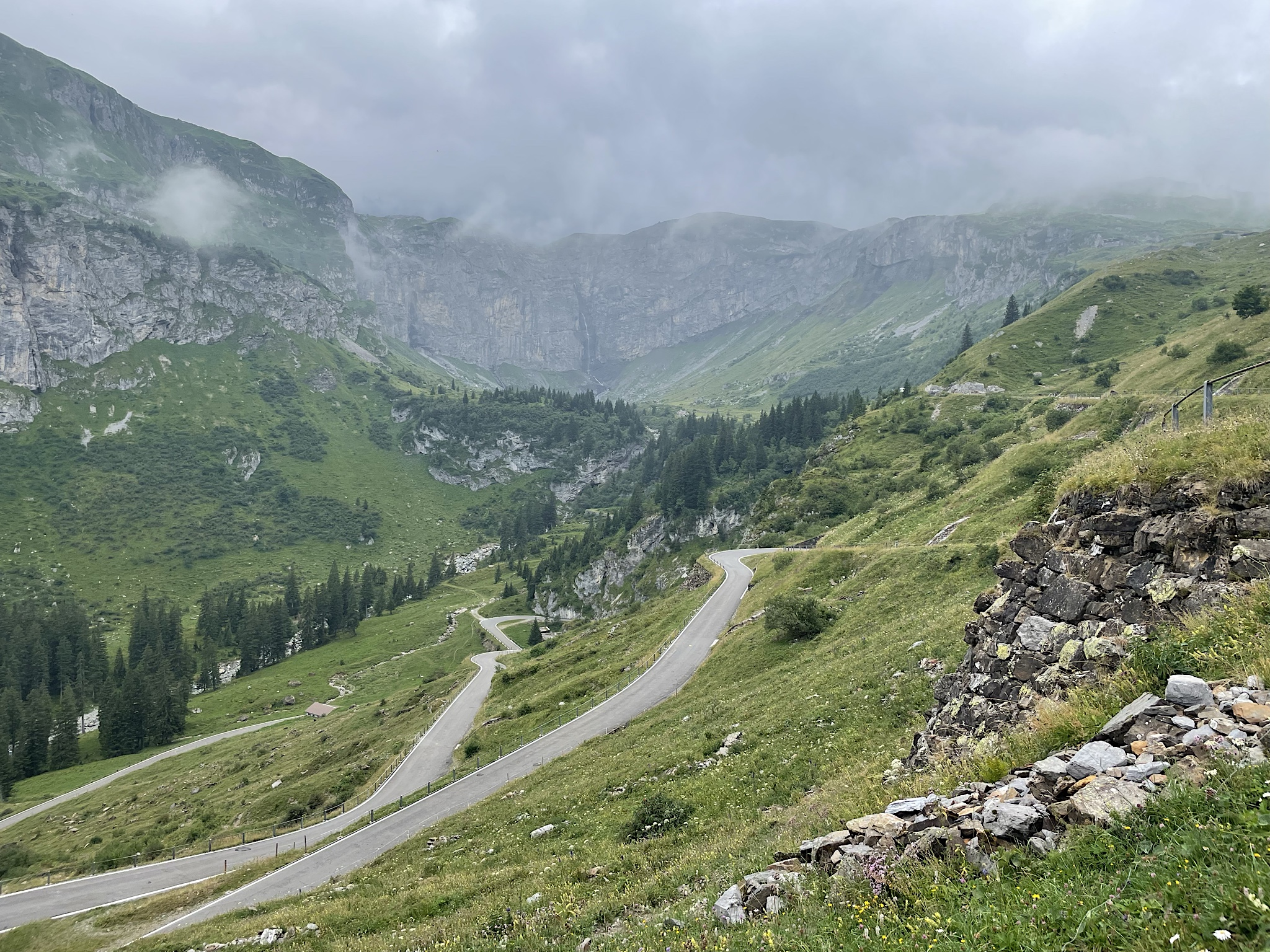 Sports car owners like to come to Uri to drive their cars up and down the winding mountain roads here.