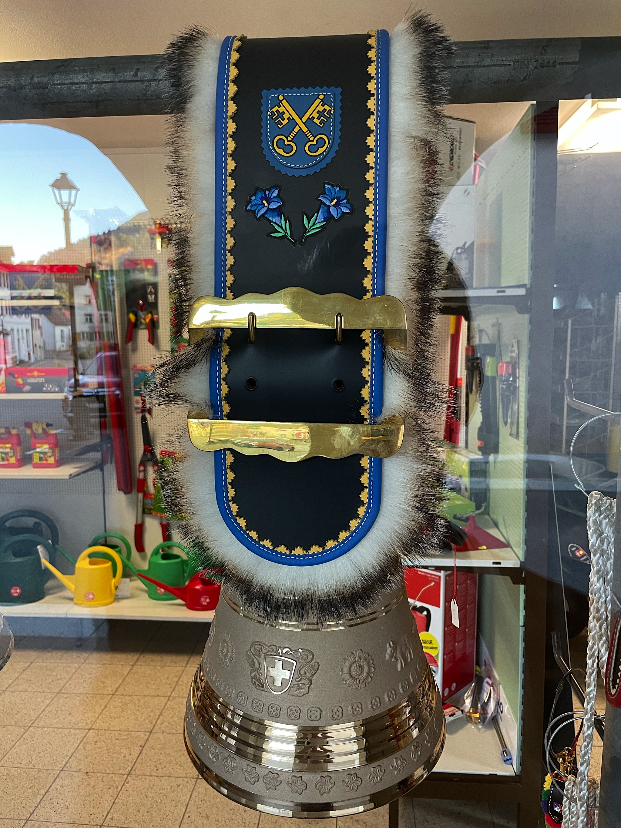 You can buy Swiss tourist stuff here.