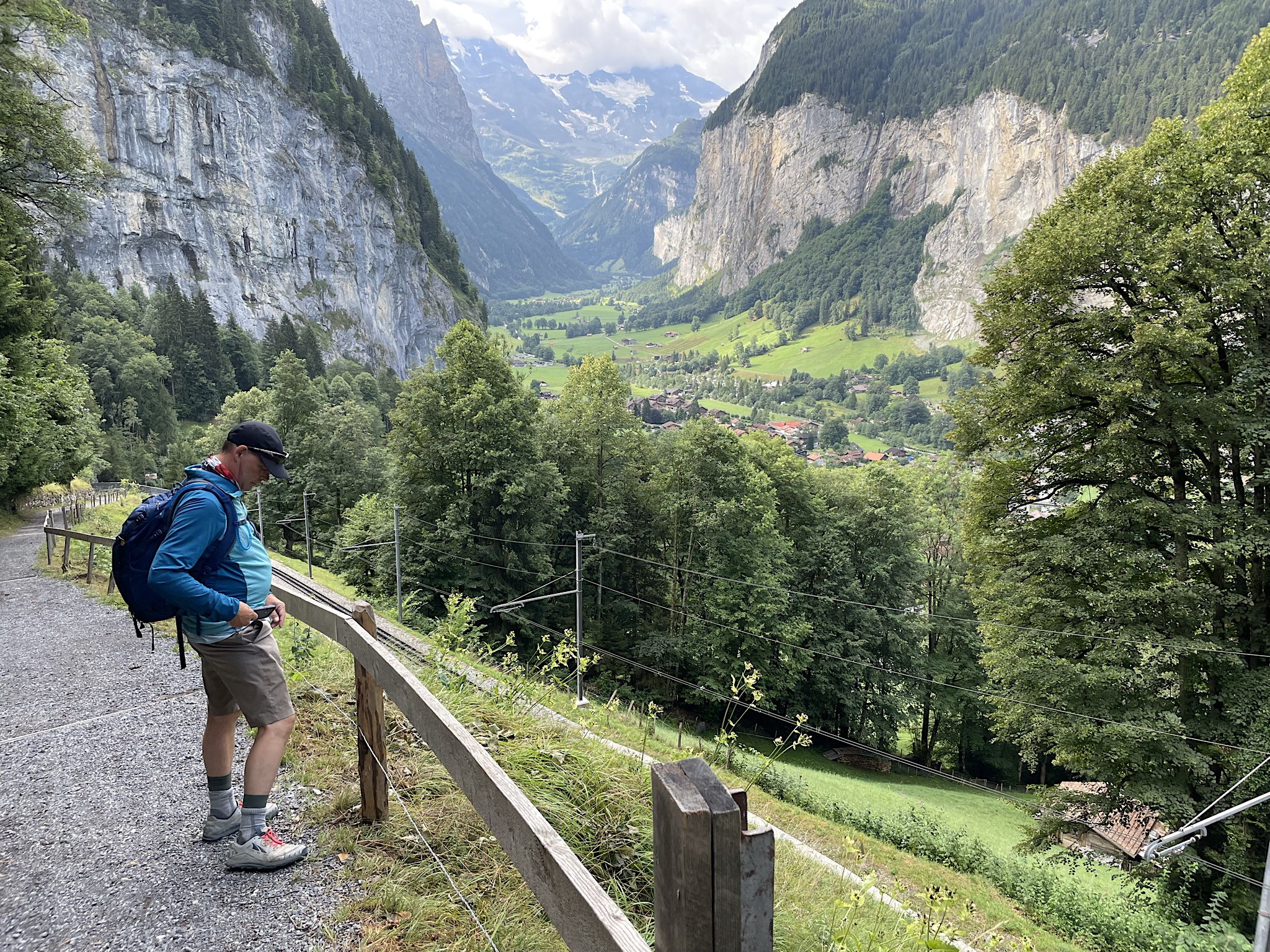 There’s a famous waterfall somewhere in there, but we didn’t see it.