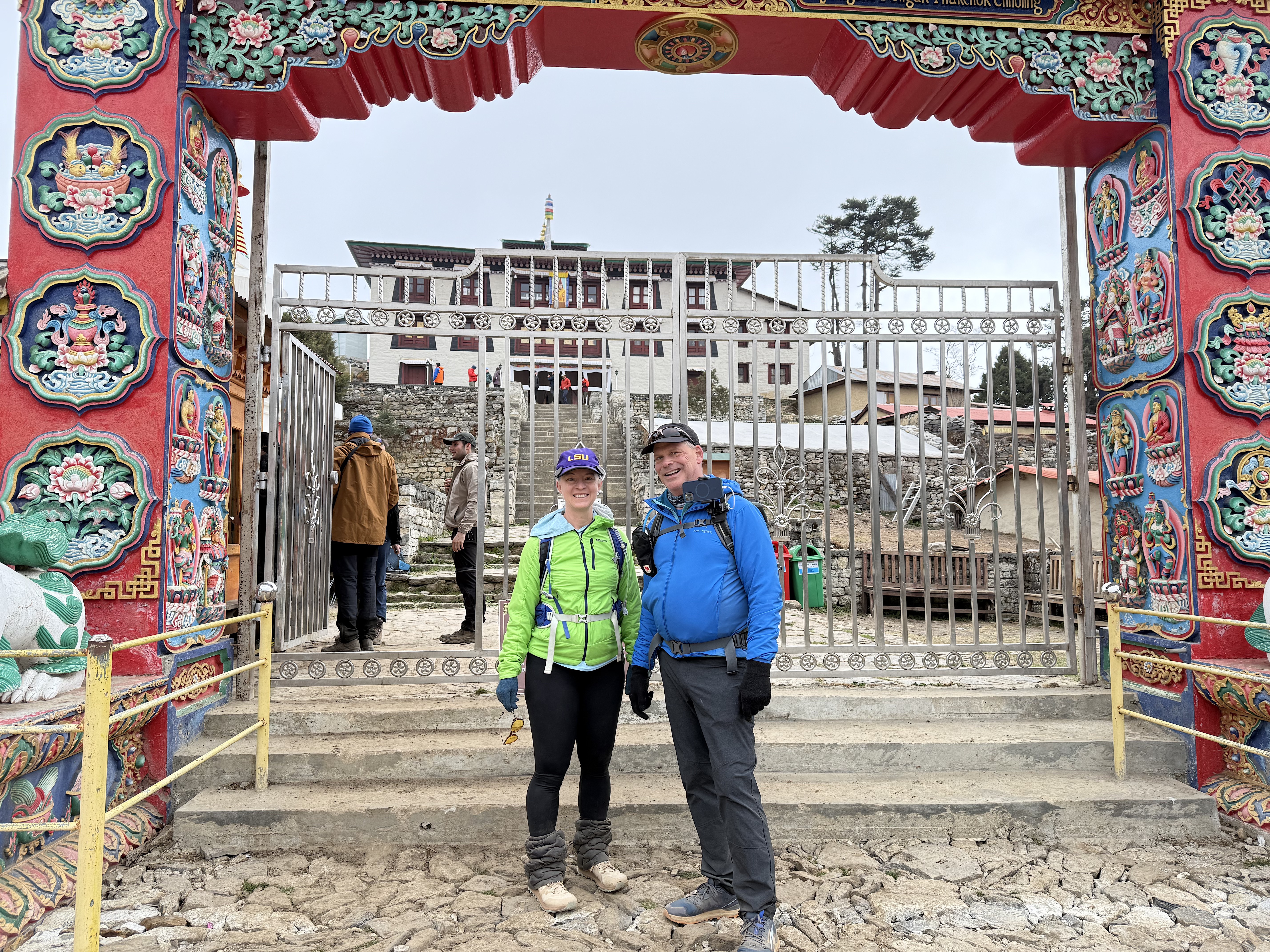 Active insulation is the strong suit of Polartec Alpha (Amy’s green Marmot jacket) and Chris’ Arc’teryx Atom.