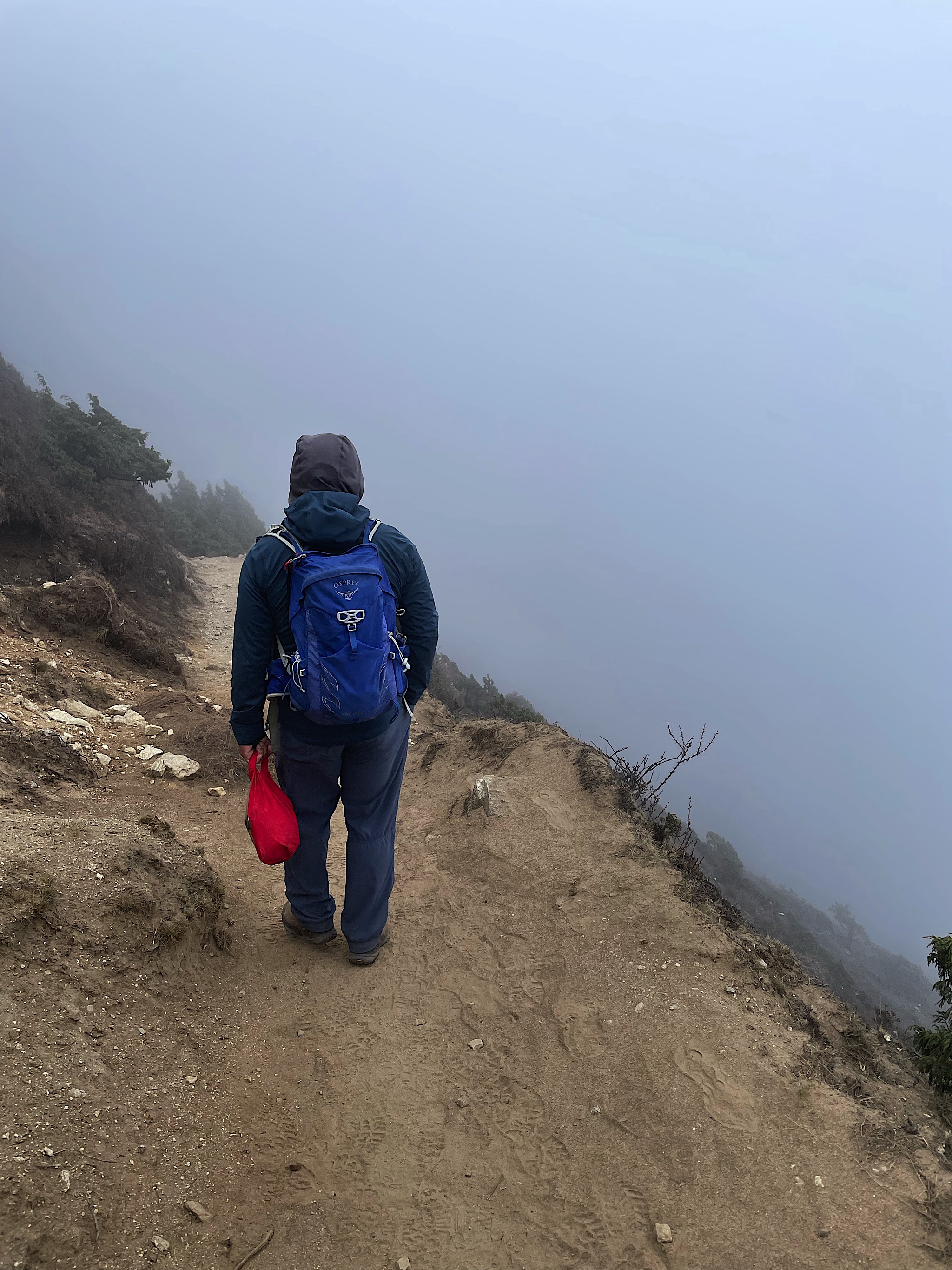 I worried that this trail would scare me, but we couldn’t see anything so I was fine.