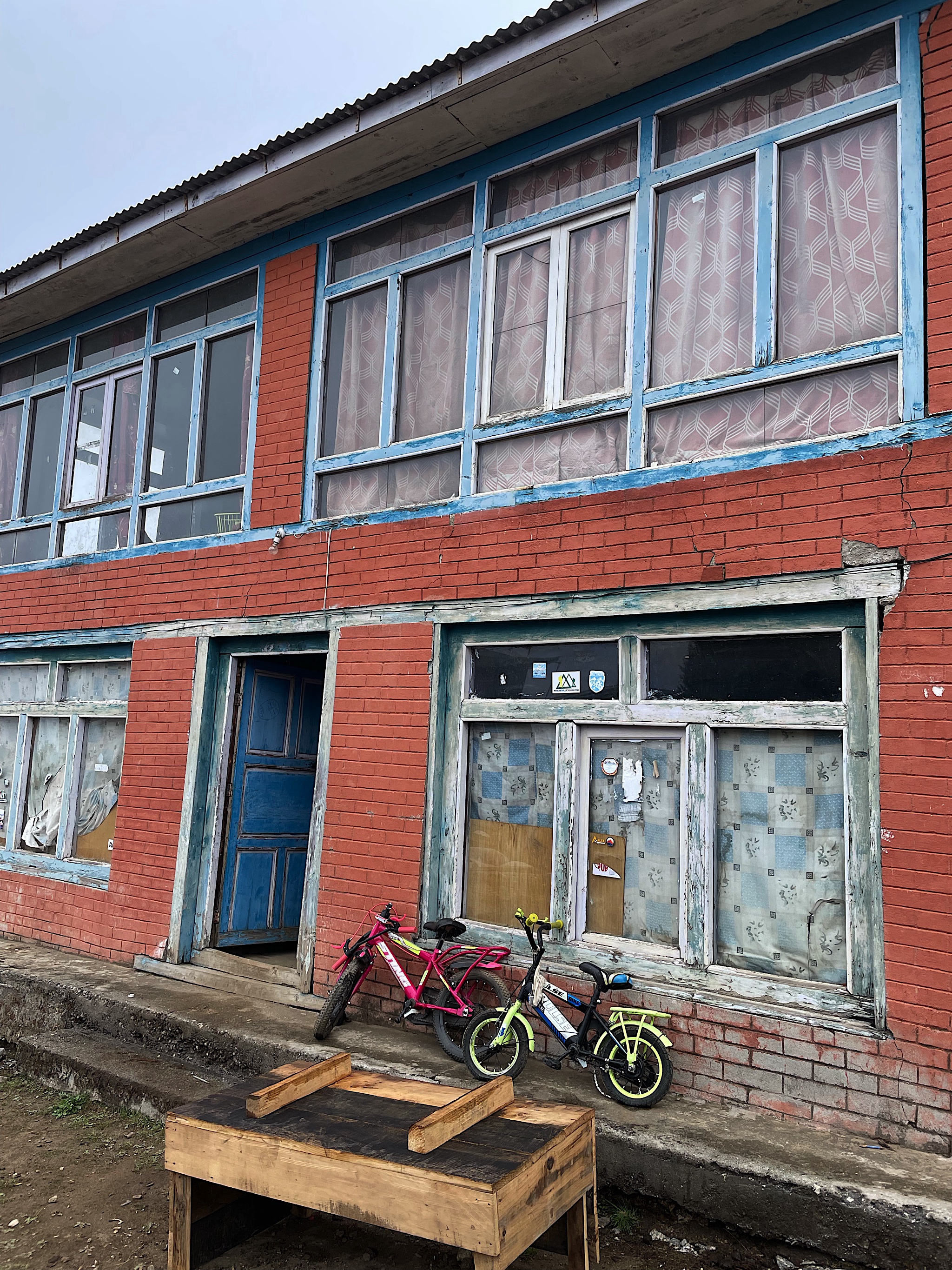 I can’t imagine where these kids manage to ride their bikes!