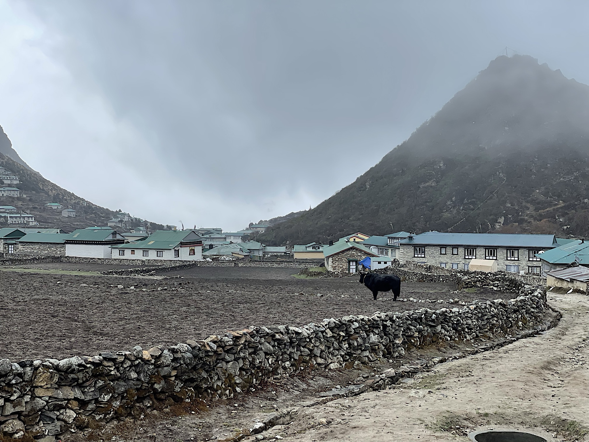 After lunch, we headed across the high plateau to Khunjung.